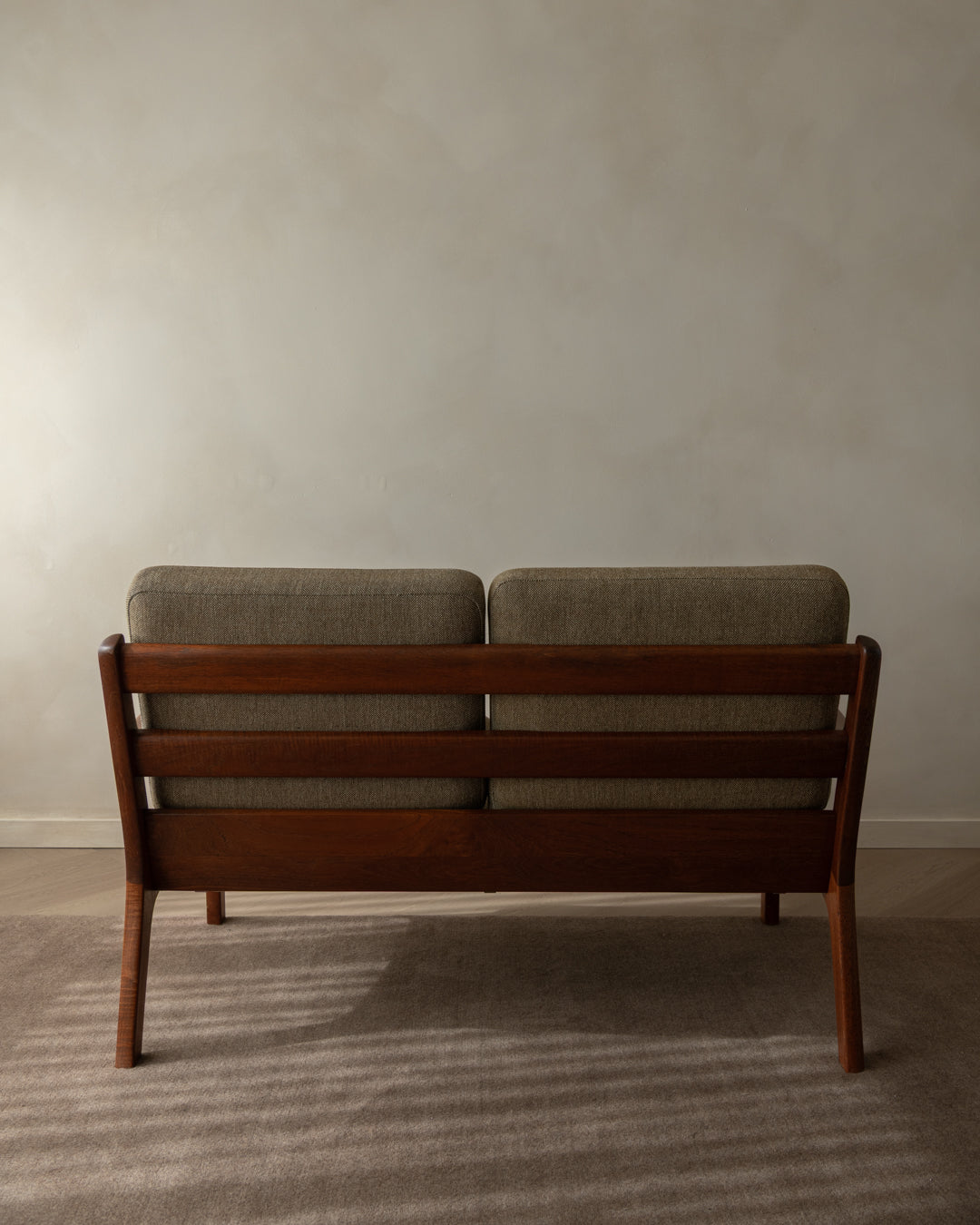 Mid Century Modern Teak Two-Seater Sofa Senator by Ole Wanscher for Cado, 1960s