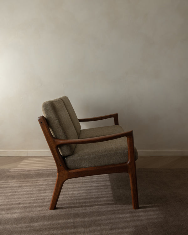 Mid Century Modern Teak Two-Seater Sofa Senator by Ole Wanscher for Cado, 1960s