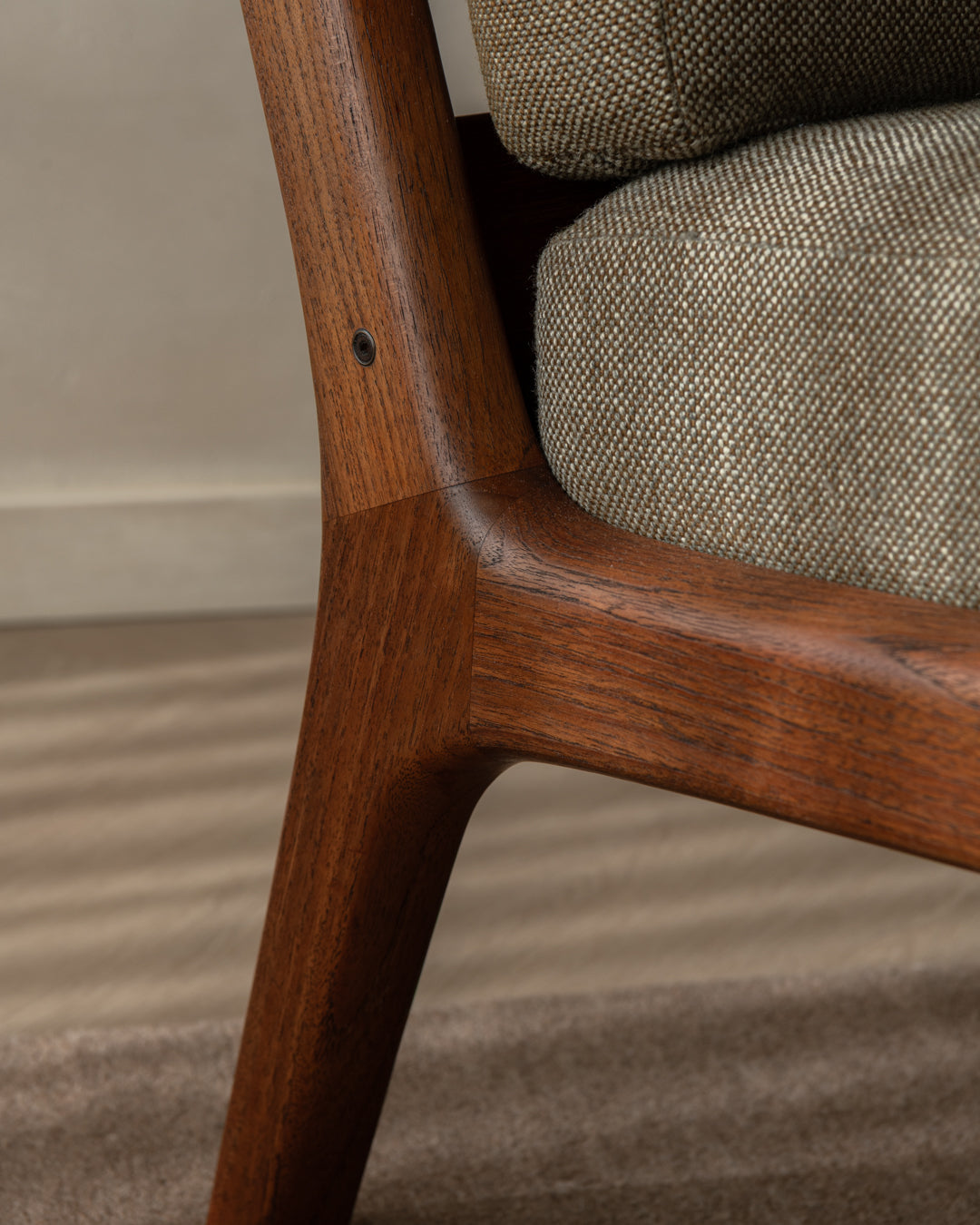 Mid Century Modern Teak Two-Seater Sofa Senator by Ole Wanscher for Cado, 1960s