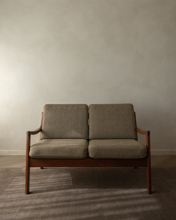 Mid Century Modern Teak Two-Seater Sofa Senator by Ole Wanscher for Cado, 1960s